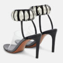 Jennie - Sandales à talons hauts transparentes avec perles pour femmes