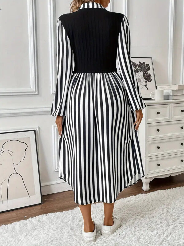 Julianne - Robe rayée à blocs de couleurs pour femme – Image 4