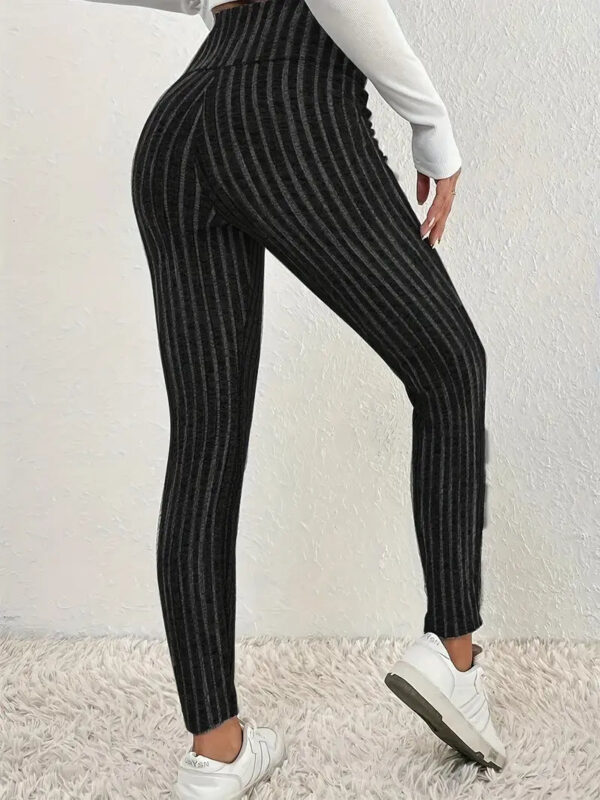Celia - Leggings taille haute élégants doublés de polaire pour femmes – Image 4
