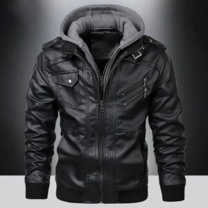Franz - Veste en cuir imperméable