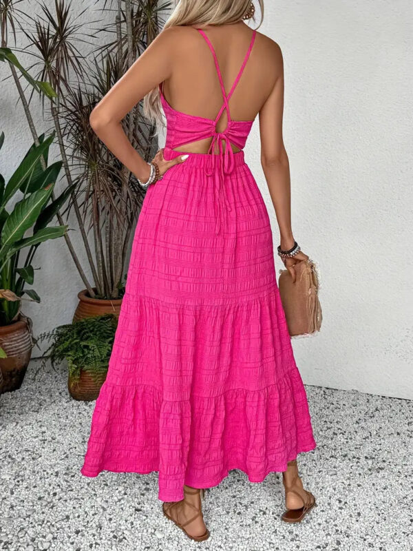 Charlene - Robe d'été chic à bretelles dos nu – Image 3
