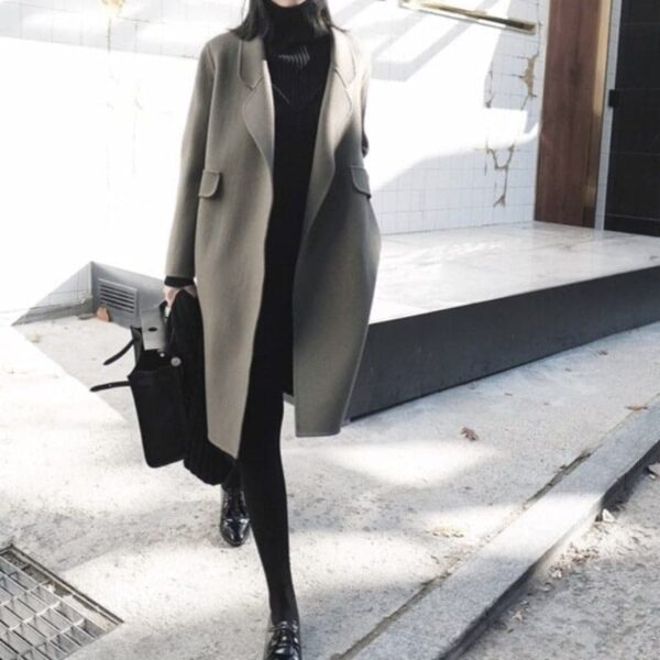 Camille - Manteau design élégant et chaud – Image 2