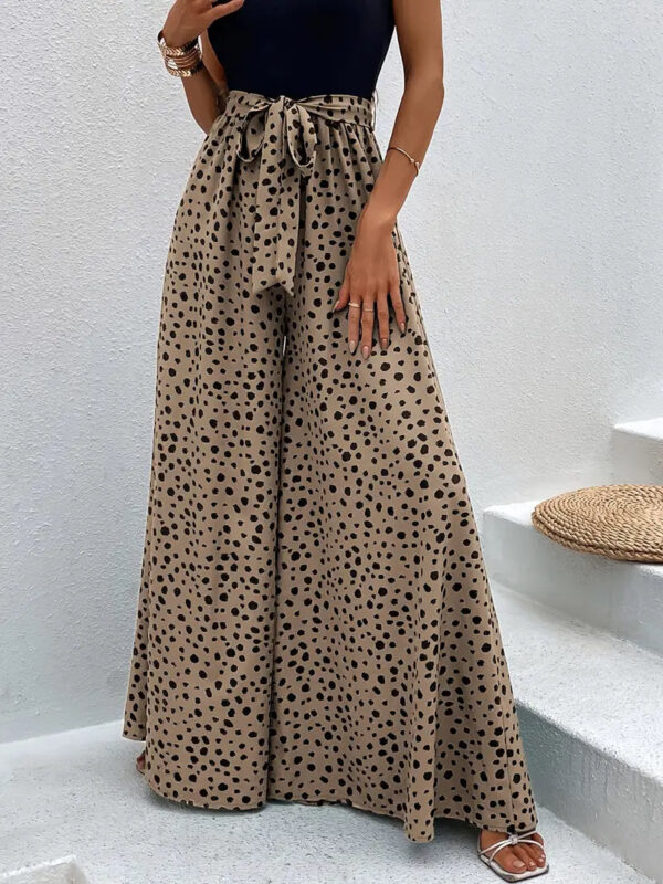 Ida - Wide-leg trousers with elastic waist – Image 2