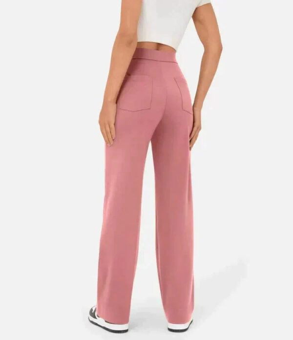 Pantalon décontracté à taille haute – Image 4