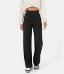 Pantalon décontracté à taille haute