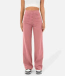 Pantalon décontracté à taille haute