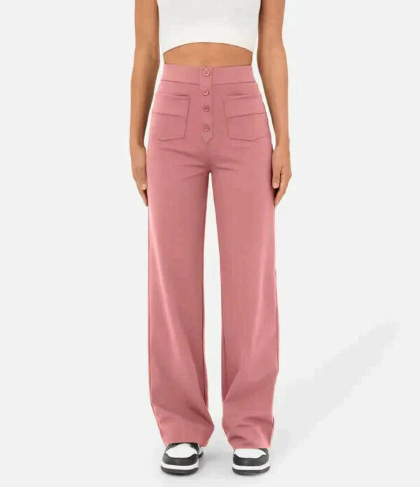 Pantalon décontracté à taille haute – Image 13