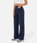 Pantalon décontracté à taille haute