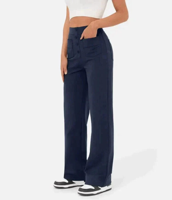 Pantalon décontracté à taille haute – Image 14