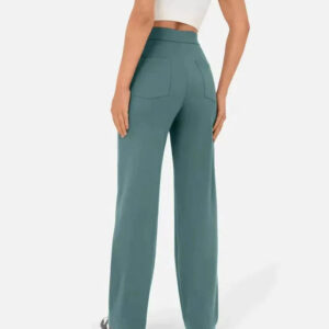 Pantalon décontracté à taille haute