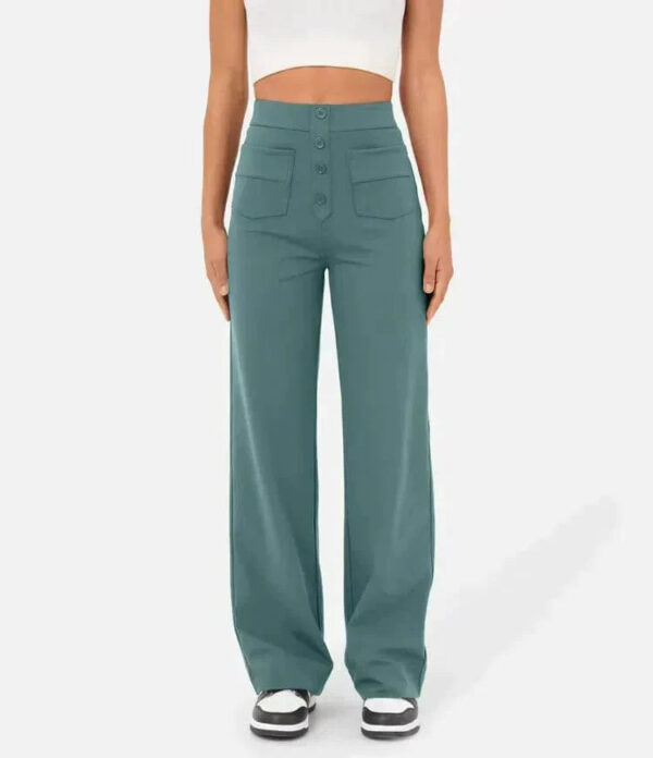 Pantalon décontracté à taille haute – Image 17