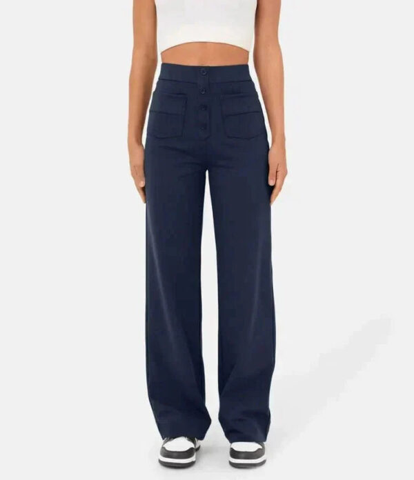 Pantalon décontracté à taille haute – Image 9