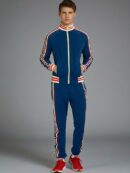 Ensemble survêtement et pantalon de sport rayé pour hommes