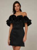 Madison | Robe satin volants