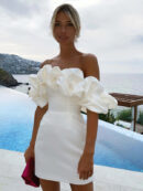 Madison | Robe satin volants