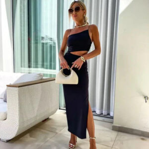 Laura - Robe longue moulante