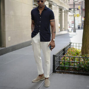 Gio - Mocassins en cuir vintage pour hommes