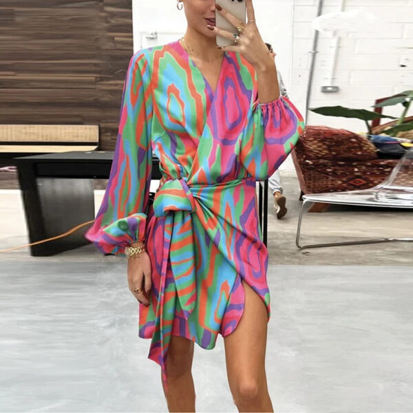 Adeline - Robe imprimée élégante à la mode – Image 4