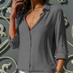 Iva - Chemise boutonnée décontractée pour femmes
