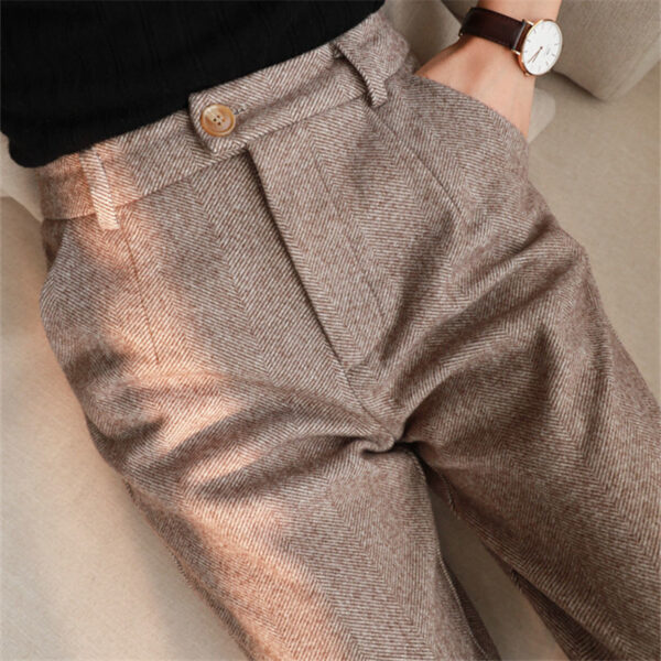 Harley - Pantalon tailleur élégant en pure laine – Image 2