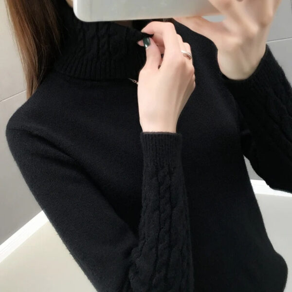 Cora - Pull à col roulé en tricot – Image 5