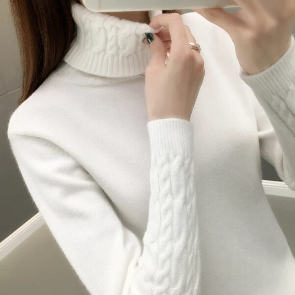 Cora - Pull à col roulé en tricot – Image 3