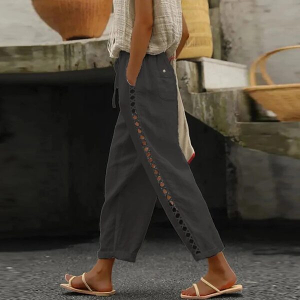 Cora - Pantalon baggy décontracté à jambes larges – Image 2
