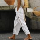 Cora - Pantalon baggy décontracté à jambes larges