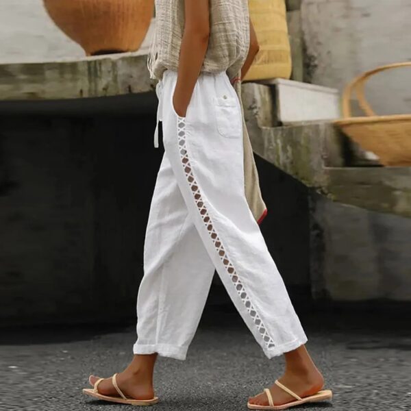 Cora - Pantalon baggy décontracté à jambes larges – Image 4