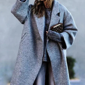 Dimity - Manteau de laine élégant et surdimensionné